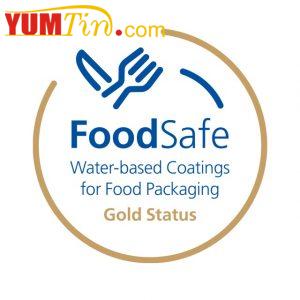 Rectangular tin box Food Safe