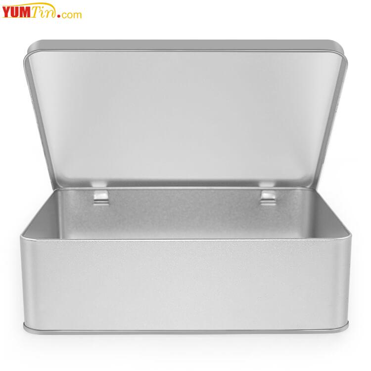 Large rectangular tin box