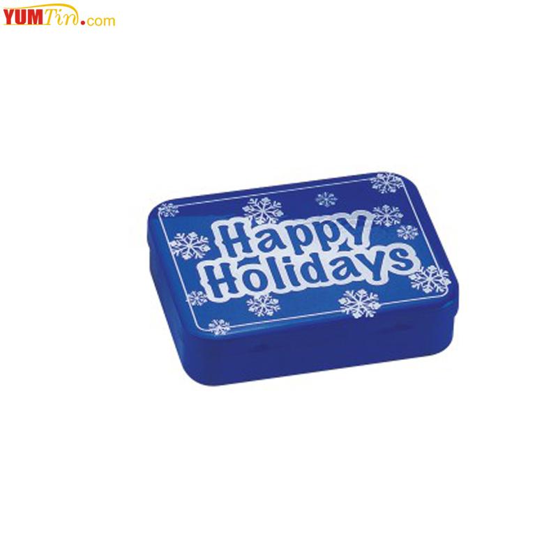 holiday gift tin box