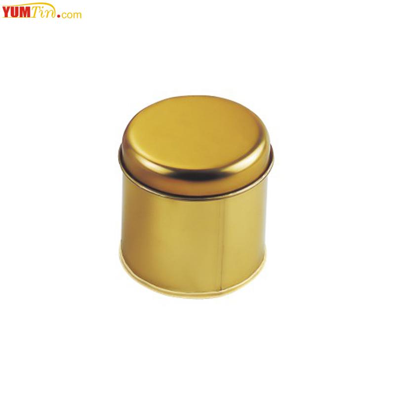 Gold mint or candy tin box