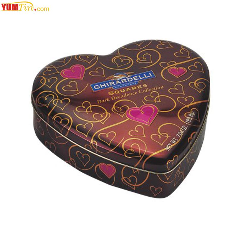 Valentine Cookie Tin Box