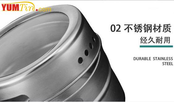 Magnetic spice tin box durable stainless steel