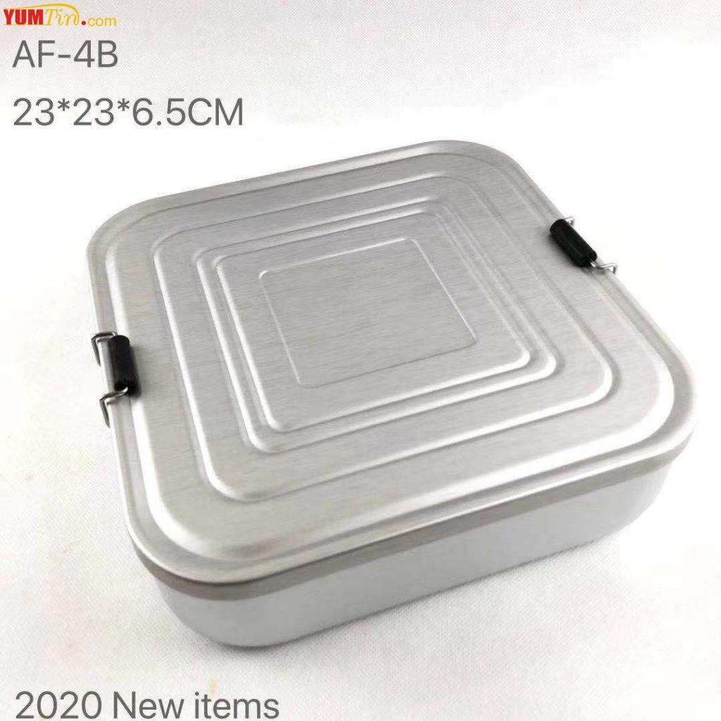 Big aluminum lunch box